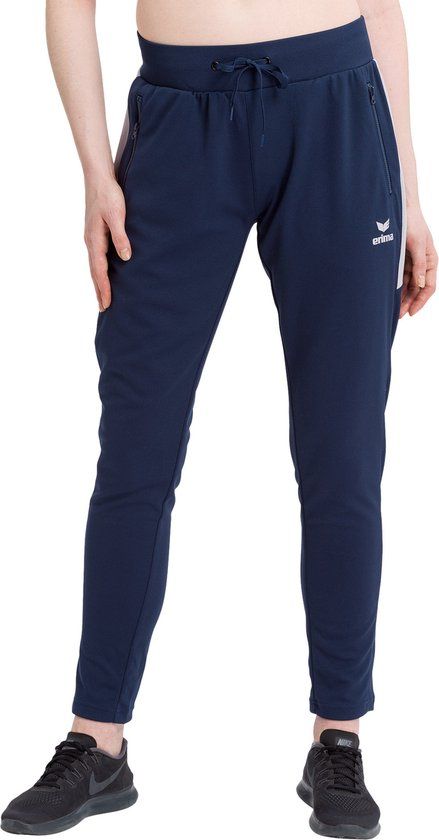 Erima Squad Trainingsbroek Dames - New-Navy-Grijs - Maat 34
