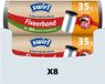 Swirl 8x Swirl vuilniszakken met fixeerband - 35 liter (10 stuks)