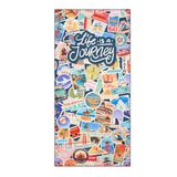 Legami - Lichtgewicht strandhanddoek, strandhanddoek van microvezel, compacte strandhanddoek, zandwerend, sneldrogend, zeer absorberend, ruimtebesparende handdoek, 85 x 180 cm