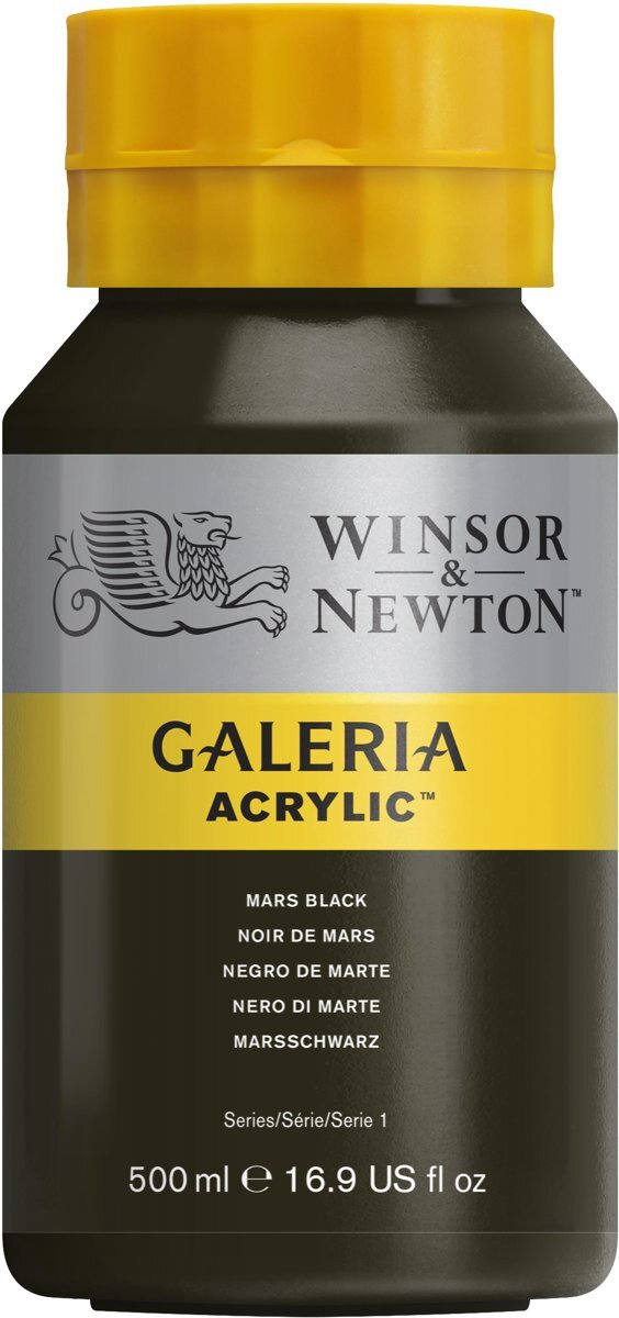 Winsor & Newton Galeria Acryl 500ml Mars Black