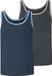 Jan Vanderstorm heren Hemden, Set Van 2 - 07 - Blauw - Plus Size
