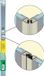 Geb - Joints d'étanchéité pour côté de portes de douche à 90° et 180° - 2 x 2 mètres