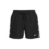 Nike zwemshort Breaker Logo tape 5' Volley zwart