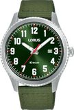LORUS Analoog herenhorloge met leren armband RT387KX9