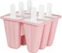 Intirilife Siliconen Ijsvorm met 6 holtes in Roze