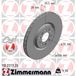 ZIMMERMANN Disque de frein 110.2217.20