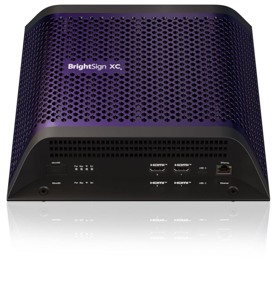 BrightSign XC2055 Digital Media Player - Violet - 8K Ultra HD