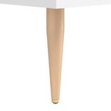 vidaXL Bureau 140x50x75 cm Bewerkt Hout Wit