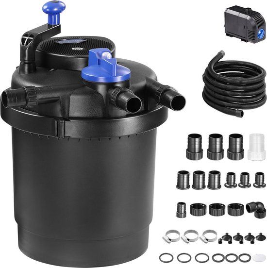 Gardebruk Drukfilter - UVC Complete Set Pomp 6000 l/u - Bypass-functie