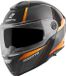 Bogotto FF404 Ezion Systeemhelm Zwart/Grijs/Oranje Maat L
