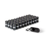 Amazon Basics hondenpoep-/afvalzakjes met dispenser en riemclip, ongeparfumeerd, 600 zakjes (40 verpakkingen van 15 zakjes)
