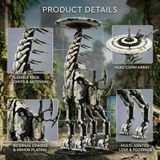 Girafe - Kit de construction de petites briques - 8016 pièces - Grand modèle - Long cou - Petites briques - Modèle de collection - Avec boîte de rangement