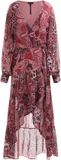 Guess Damesjurk Nuovo Bahia Paarse Kashmir Print