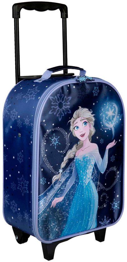 Undercover Frozen Trolley - Koffer - 27 x 13,5 x 38 cm - Blauw - Kinderen