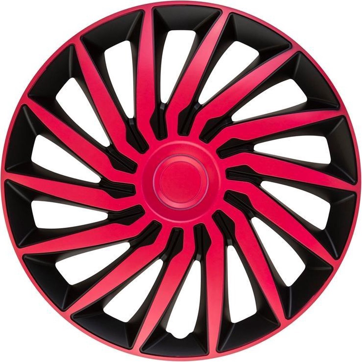 AutoStyle 4-Delige Wieldoppenset Kendo 13-inch zwart/roze