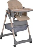 Hoge Moni Lindo - Verstelbare Kinderstoel & Eetstoel - Beige