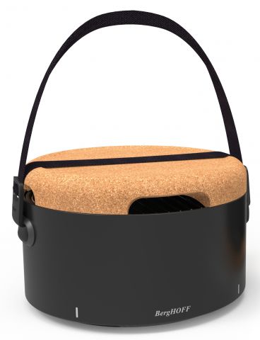 BergHOFF LEO Tabletop Charcoal BBQ - Beige & White