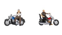 Noch Rockers Op Motoren (2 Figuren + 2 Motoren)