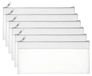 Portefeuilles zippées, PVC, 22x10 cm, blanc