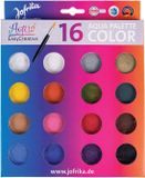 Jofrika Cosmetics Jofrika Aqua Schminkpalette 15x6 gram Schmink + 1 gram Glitter Poeder