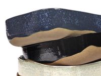Serax - Merci La Nouvelle Table - Extra Diep Bord L - Blauw/Grijs - 4 Stuks