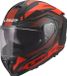 LS2 FF817 Challenger II Dravix Helm - Zwart/Rood - Maat XL