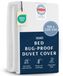 TRANKIELO® - Housse anti-acariens 155x220 cm – Protection pour couette contre les allergies – Lavable à 95°C