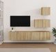 Maison Exclusive - Ensemble de meuble TV 4 pièces Chêne Sonoma Bois d'ingénierie