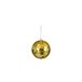 House of Seasons boule de noël - boule à facettes 8cm en plastique, couleur or 1 pièce