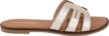 Les tropeziennes par M. Belarbi Les Hamigos Leren Sandalen Goud Dames Maat 37