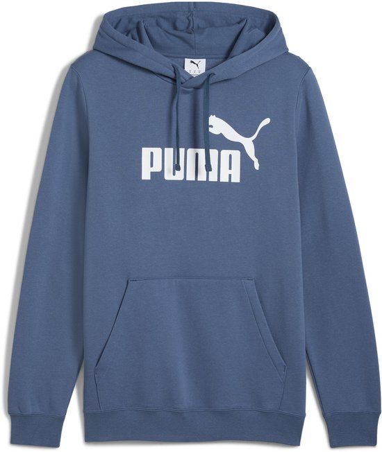 PUMA ESS No. 1 Logo Hoodie FL Heren Trui - Dark Indigo