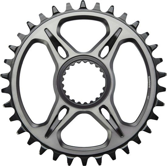 Shimano XTR FC-M9100/M9120 Kettingblad singlespeed Uitvoering 32T Grijs Aluminium