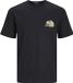 Jack & Jones T-shirt Jormarbella Aop Back Tee Ss Crew Ne 12256540 Noir Hommes Taille - M