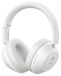 BASEUS Écouteurs pliables, Bluetooth 5.3, écouteurs sans fil avec basses, prise jack 3,5 mm, blanc