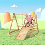 Merkloos Houten Speeltoestel