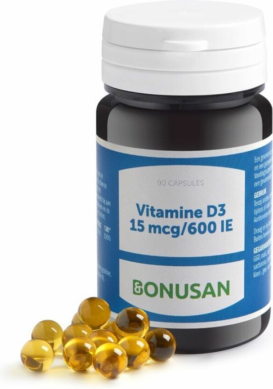 Bonusan Vitamine D3 15mcg/600 IE 90st