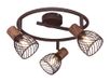 WatioWave Metalen regelaar, roestkleurig en A, 3 x E27, 40 W