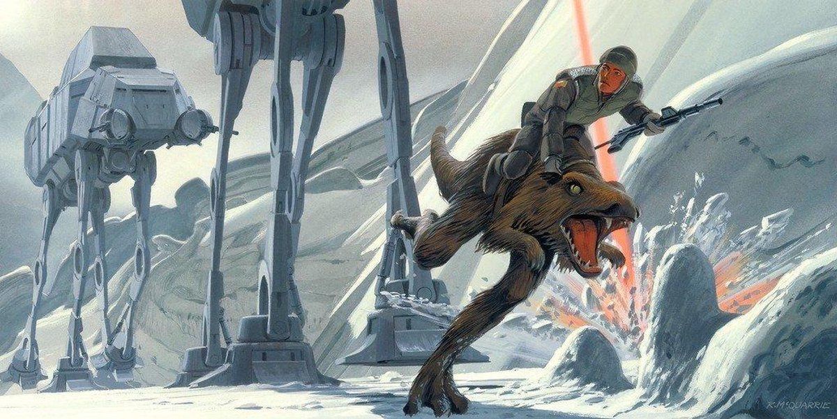 KOMAR Star Wars Classic RMQ Hoth Battle Ground Vlies Fotobehang 500x250cm 10-banen