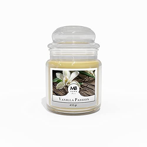 MB HOME BASIC Kaars, Vanilla Passion, 410 g/m² - 8058575099785