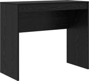 vidaXL Bureau Zwart Eiken 135,5 x 40 x 127 cm