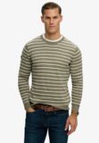 Superdry The Merchant Store Bretonse Trui Relaxed Pasvorm Heren M Olive Breton Stripe