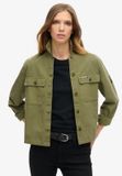 Superdry St Tropez Military Overshirt Dames Wild Khaki