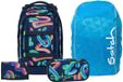 Satch Sac à dos set PACK Crazy Twist 2-delig, Bleu, 30L