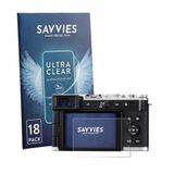 Savvies Screenprotector voor Panasonic Lumix DC-L10 - Folie Beschermfolie transparant 18 Stuks