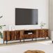 Prolenta Maison Exclusive - TV-meubel met lade, uitstraling van oud hout, 200x25x44 cm