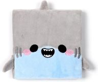 Puckator Shark Plush Fluffies Notebook - Schrijfblok A5 - Zacht Pluche Notitieboek - Grijs