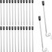 Set de recharges pour stylo à bille - Bleu et Noir, 24 Pièces, 0,7 mm