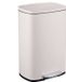 Relaxdays Vuilnisbak - 50 L - Beige