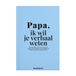 BookStory Papa, ik wil je verhaal weten