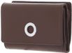 MANDARINA DUCK Mellow Leather Wallet with Flap Milk Chocolate bruine